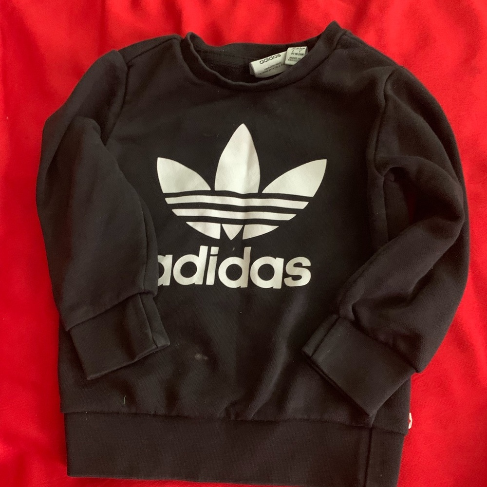 Toddler/Children’s “Adidas” black pullover hoodie